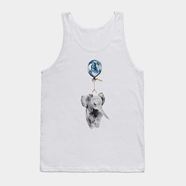 baby elephant Tank Top by Dorosh.art